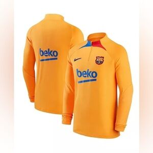 FC Barcelona Strike Women's Nike Dri-FIT Soccer Drill Top Sz Medium DH7730-837